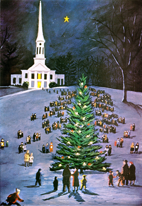 Christmas Eve On God S Acre The Congregational Church Of New Canaan